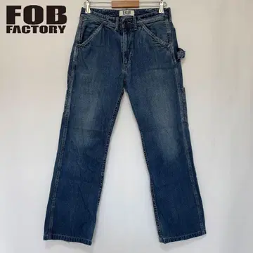 FOB 팩토리 데님 페인터 팬츠 191Z 월계수 버튼