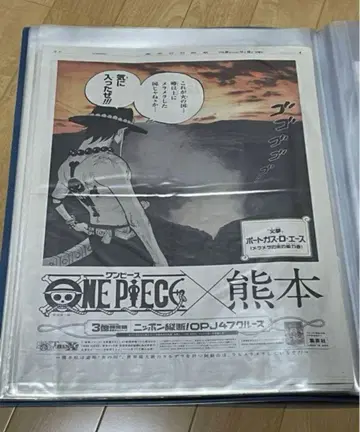 ONEPIECE 원피스 신문 잭 구마모토 에이스