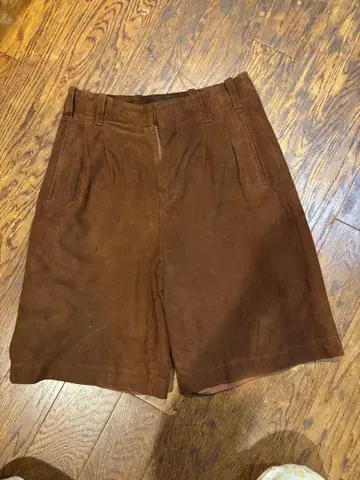 BANANA REPUBLIC 브라운 스웨이드 큐롯 00