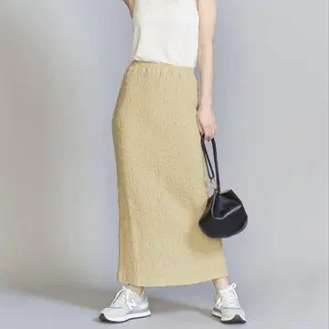 뷰티&유스 유나이티드 애로우즈 셔링 타이트 스커트 I라인