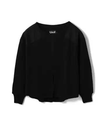 Schott x RUMBLE RED 커맨드 써멀 셔츠 니트 블랙