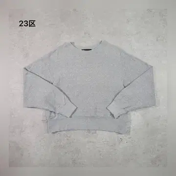[ 새상품급 ] 23KU 그레이 코튼 맨투맨 사이즈 38