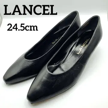 LANCEL 란셀 펌프스 하이힐 24.5cm 블랙 포멀 신발