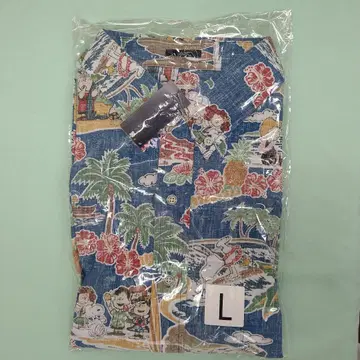 REYN SPOONER 알로하 셔츠 L 사이즈 스누피 알로하 셔츠