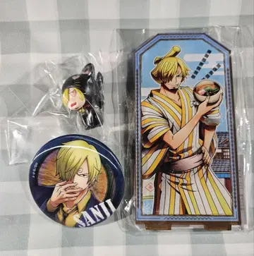 ONE PIECE 아크릴 스탠드 마스코트 3D 캔뱃지 스윙 에도 상디