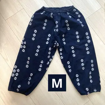 구루메 가스리 기에몬 몬페 팬츠 M 포켓 면100 일본제