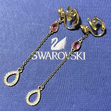 SWAROVSKI 스와로브스키 롱 귀걸이 흔들림