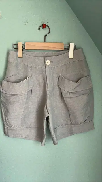 BEARDSLEY 비어즐리 스카이 블루 하프 팬츠 숏팬츠