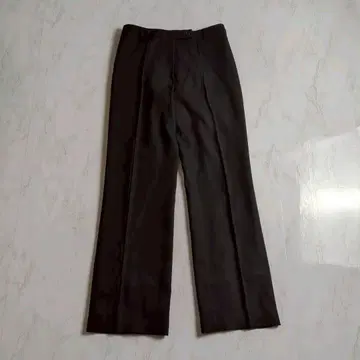 I SWEAR 슬랙스 턱 팬츠 38 M 블랙 캐시미어 혼방