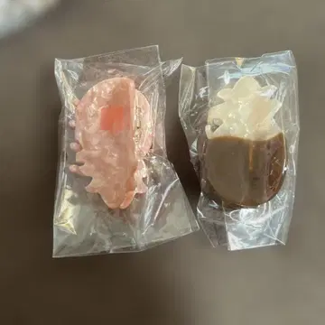 호놀룰루 쿠키 헤어 클립 2세트