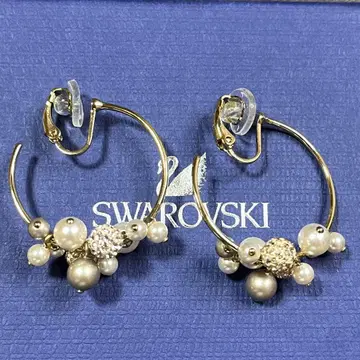 SWAROVSKI 스와로브스키 귀걸이 후프