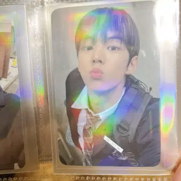tws sparkling blue idoustage 도훈 트레이딩 카드