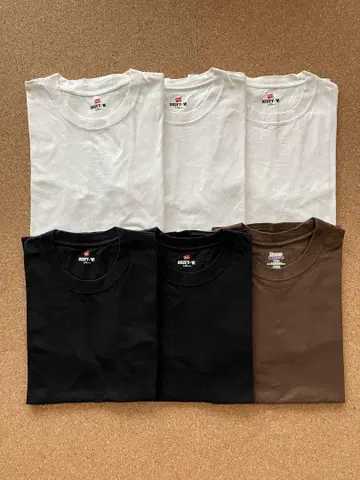 HANES BEEFY T셔츠 헤인즈 비피 6매 묶음 판매