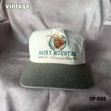 USA 80~90's vintage '록키 마운틴 엘크 재단' 캡