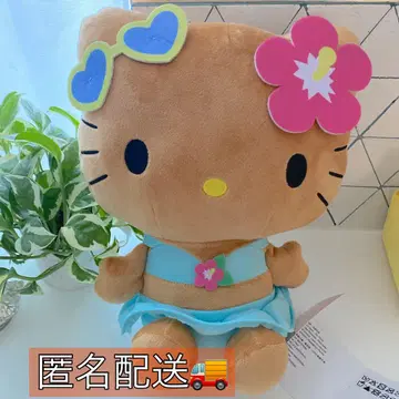 헬로키티 L 봉제 인형 일광화상 갸루 Ver.