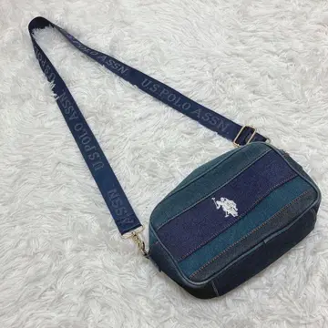 US POLO ASSN. 데님 숄더백