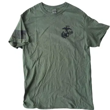 FORCE RECON USMC 티셔츠 그린 M 사이즈 USA 해골
