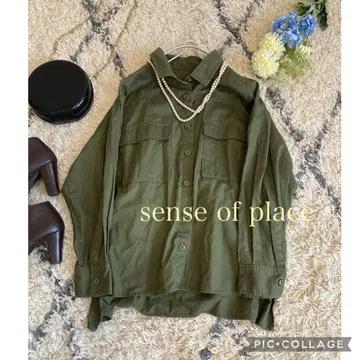 센스 오브 플레이스 어반 리서치 오버사이즈 워크 셔츠