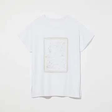 EAPHI EMBROIDERY SHORT SLEEVE SHIRTS