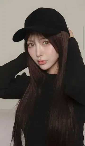 시착만 한 상품 다리치 백 벨트 캡 원포인트 로고 블랙