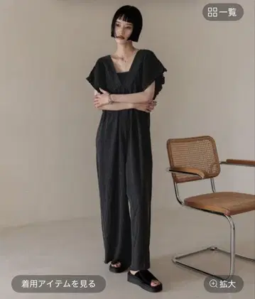 택 포함 새상품 요류 셔링 살로펫 로리즈팜 블랙 M