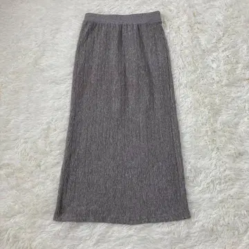 인기 ZARA 자라 롱 스커트 베이지 S 엠보 니트 타이트 스커트