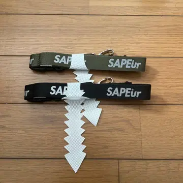 사풀 sapeur 넥스트랩 2색 세트 블랙, 올리브