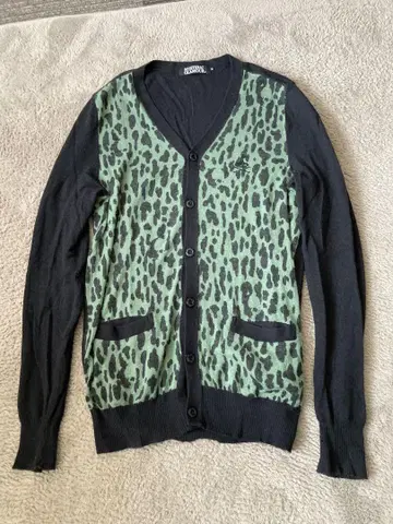 HYSTERIC GLAMOUR 레오파드 무늬 가디건 M