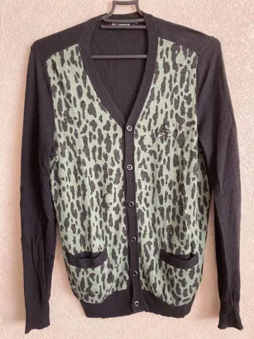 HYSTERIC GLAMOUR 레오파드 무늬 가디건 M