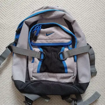 90s Nike small backpack gray/blue