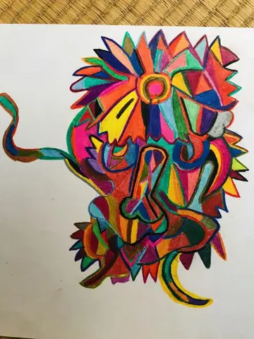 색연필 아트 오리지널 A4