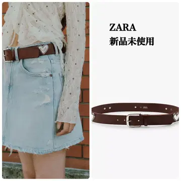 완판템 ZARA 하트 스터드 가죽 벨트 EU80(80호) 미사용 새상품