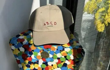 ABCD FLEURS 로고 캡 베이지 everyone