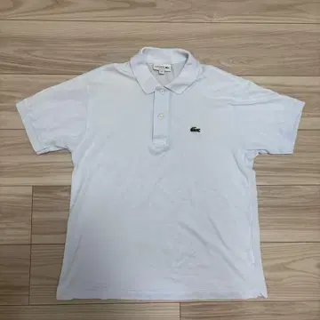 컨디션 최상 LACOSTE L1212 피케 셔츠 블루 일본제 M