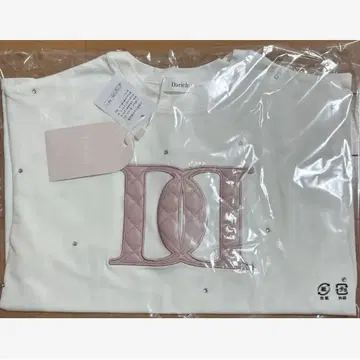 Darich 퀼팅 아플리케 비쥬 T셔츠