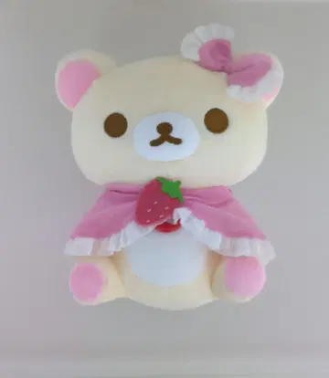 San-X 코리락쿠마 딸기로 멋내기 봉제 인형