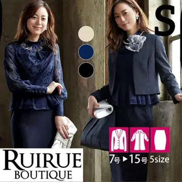 RUIRUE BOUTIQUE 세레모니 수트 셋업 네이비 S