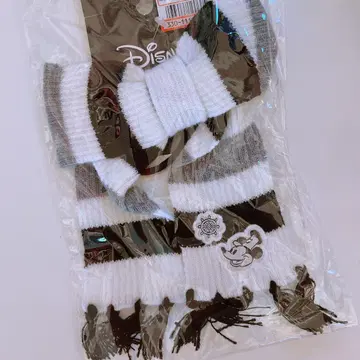 [미사용 새상품] 시마무라 치하루 증기선 윌리 미키 헤어 포니 리본