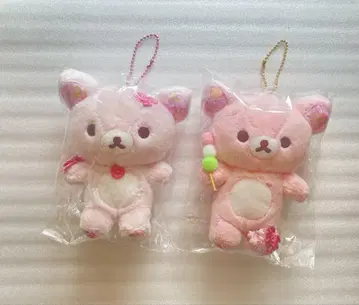 리락쿠마 코리락쿠마 매달린 봉제 인형 벚꽃 2개 세트