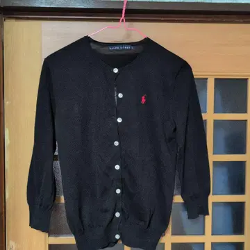 Ralph Lauren 블랙 가디건 L