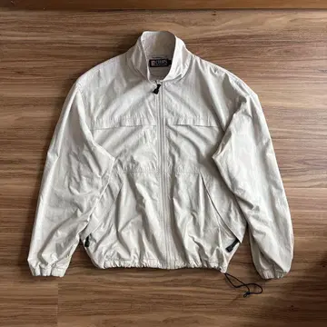CHAPS RALPH LAUREN 아이보리 블루종 박스 90s