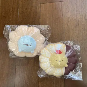 [택 포함 새상품] 스미코구라시 미스터도넛 아츠메테 봉제 인형 2세트