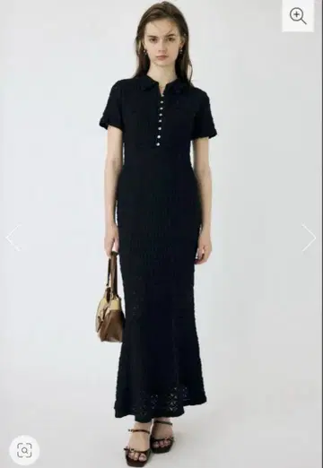 moussy 머메이드 레이스 드레스
