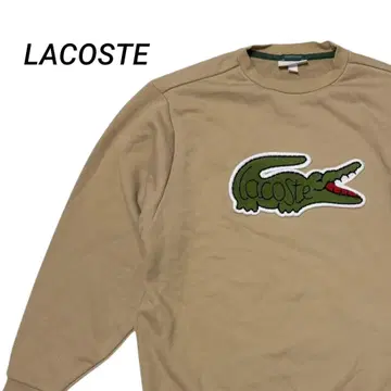 LACOSTE 라코스테 빅 와니 로고 맨투맨 한정판 모델 남성용 S 상당