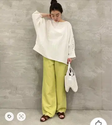 비어즐리 레이온 린넨 팬츠 정가 22000