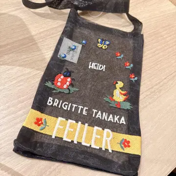 브리짓타나카 x 하이지 오간자 숄더백 블랙