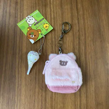 리락쿠마 언제나 함께 백팩 데굴데굴 캔디 키링