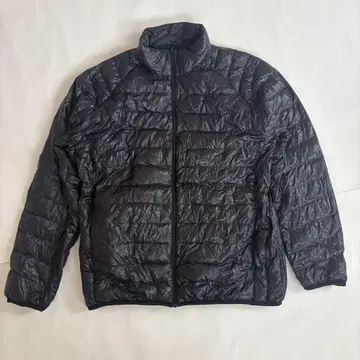 UNIQLO 다운 자켓 XL 사이즈 블랙 수납 봉투 경량