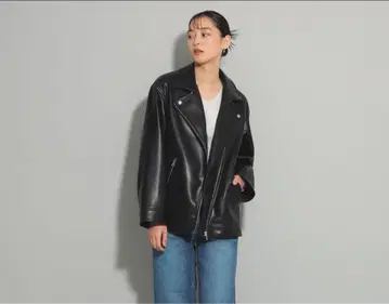 라이더 블루종 RayBEAMS 페이크 레더