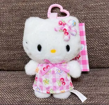 헬로키티 마스코트 홀더 모두의 퀼트 봉제 인형 산리오